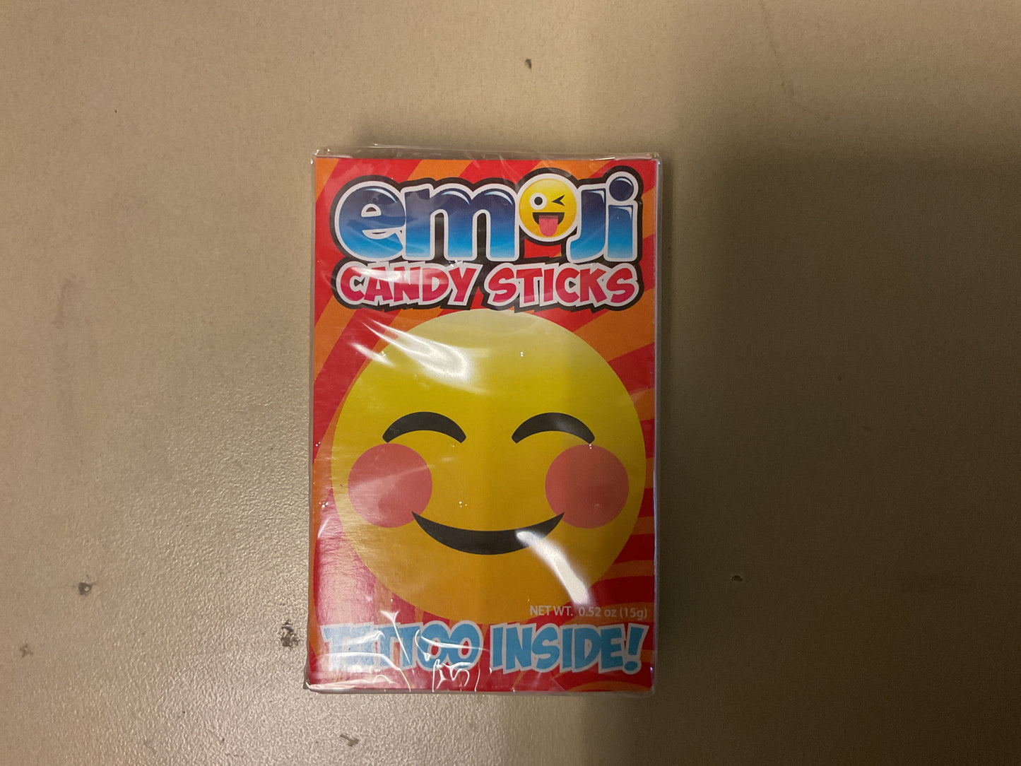 Emoji candy sticks