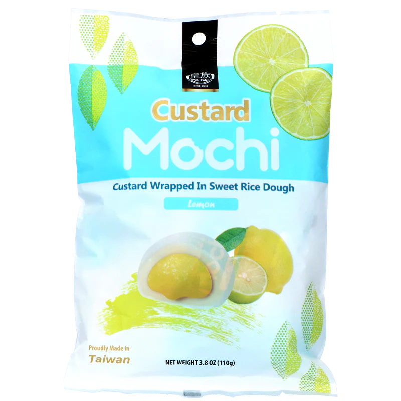 Royal Family Custard Mochi Lemon