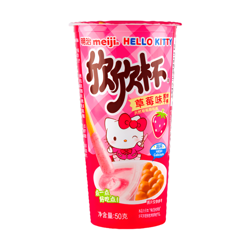 Meiji Strawberry Flavor Jam Biscuit