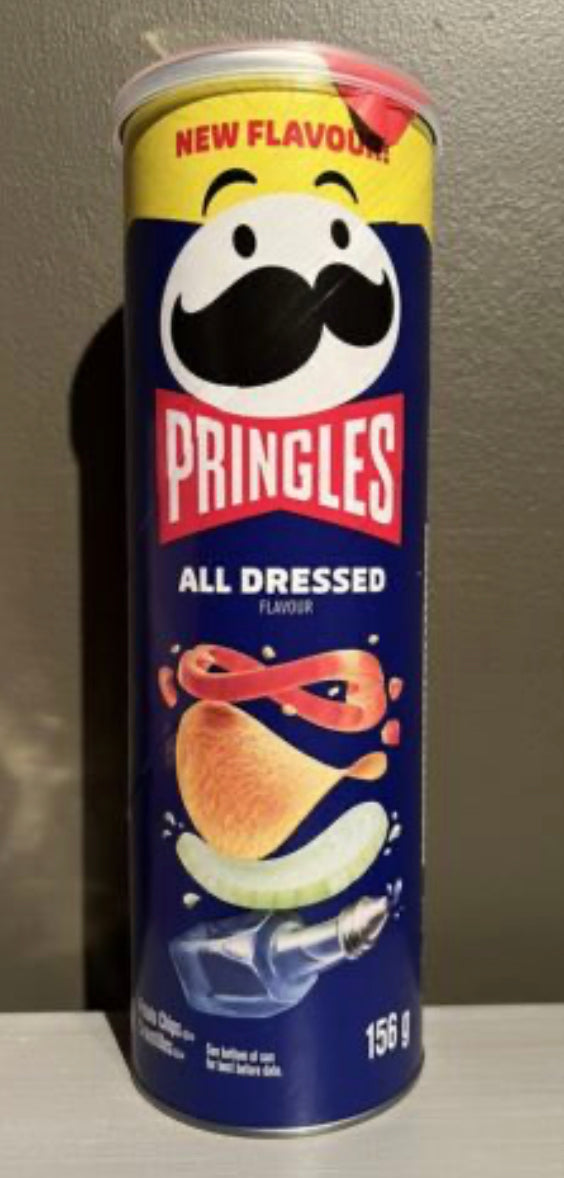 New Rare Limited Edition Canada Pringles All Dressed Flavor Potato Chi