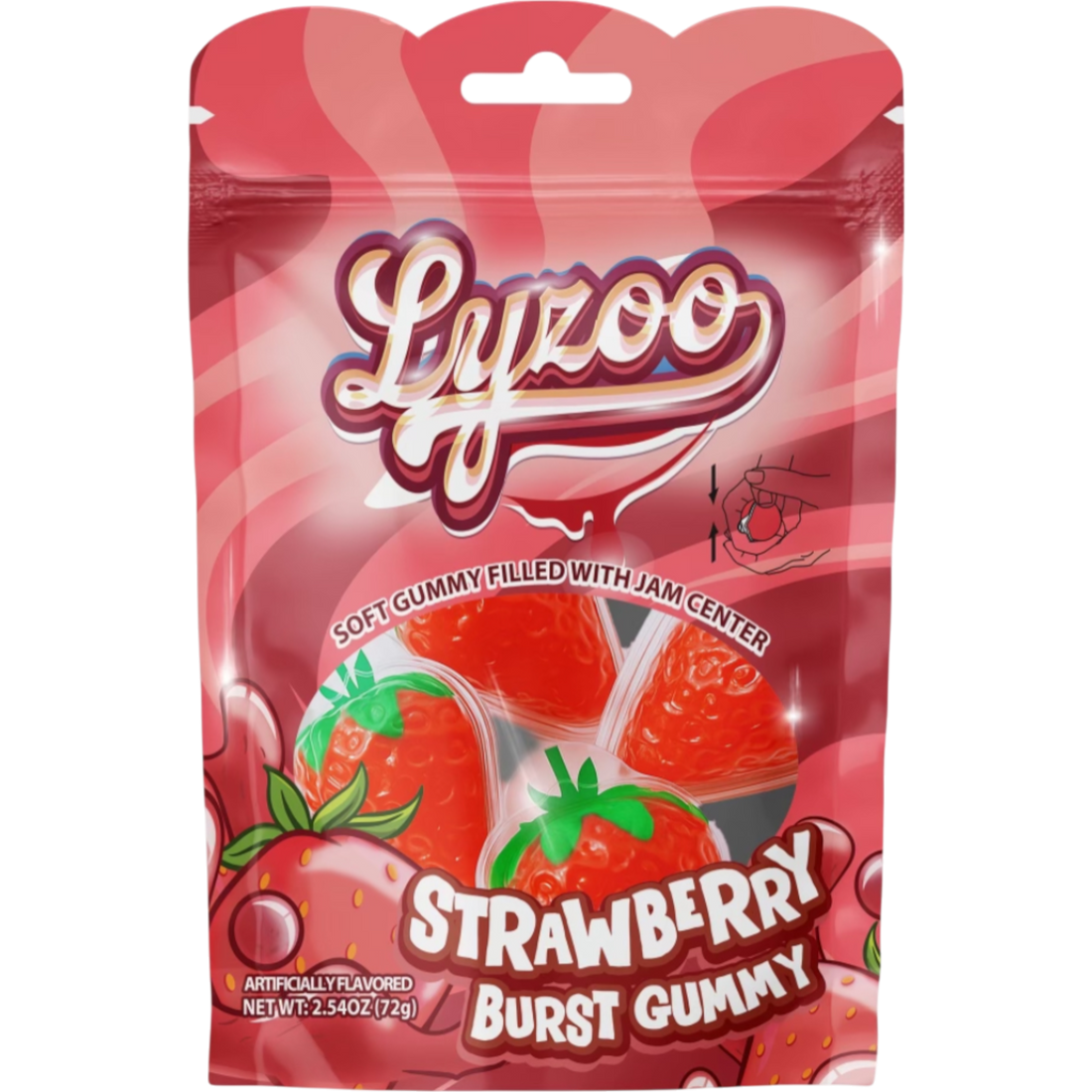 Lyzoo strawberry burst gummy