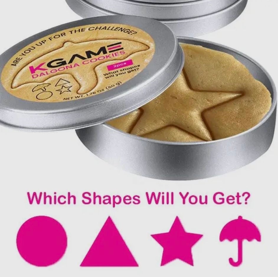 K Game Dalgona Cookies Shape Game