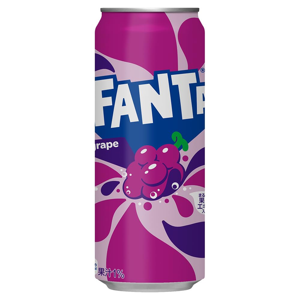 Fanta Grape Soda 500mL - Japan