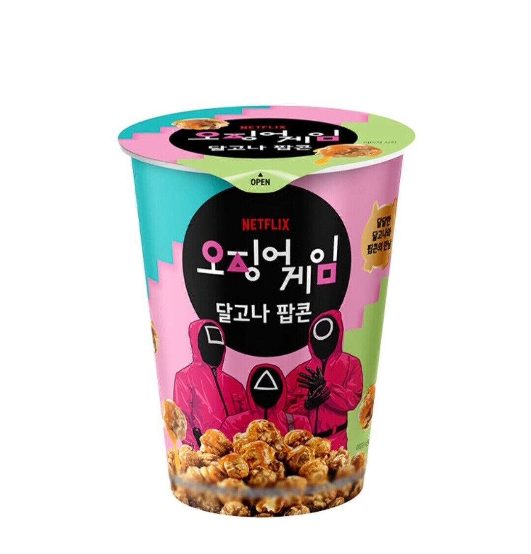 Squid Game Dalgona Popcorn