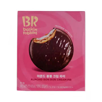 Almond Bon Bon Cream pie 28g, 12 count Product of Korea