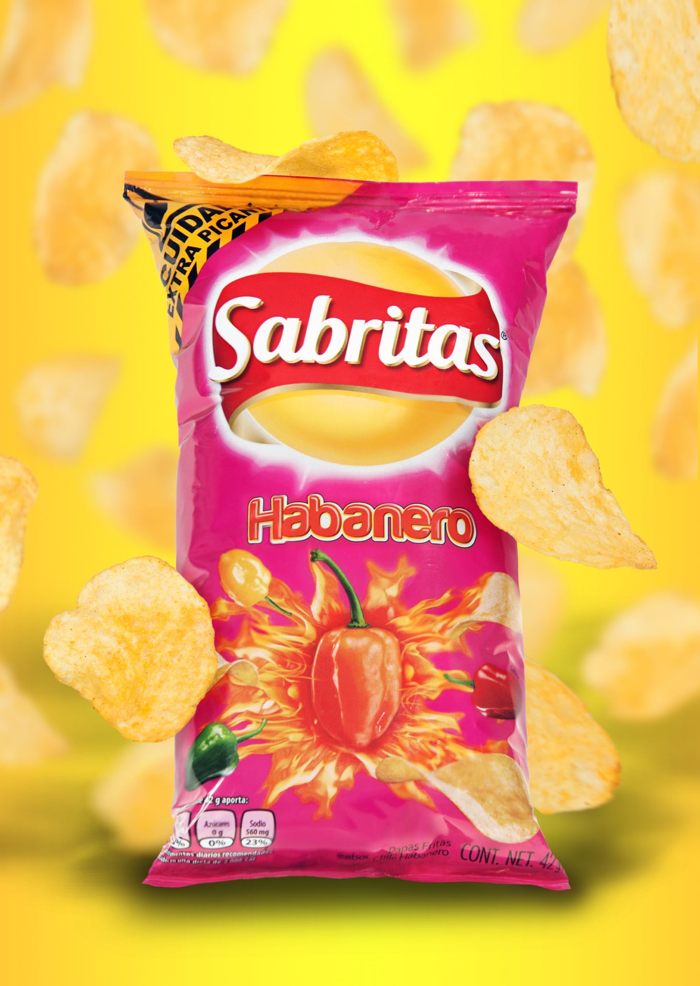 Sabritas Habanero Flavor 45g - Mexico