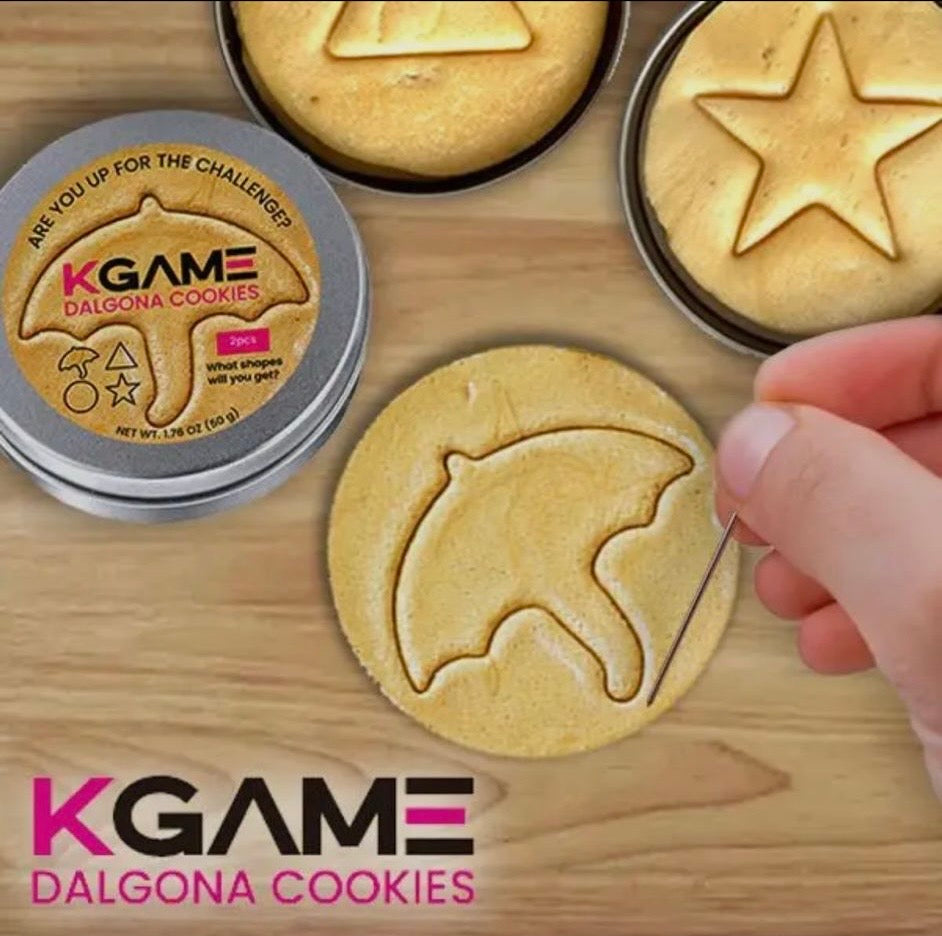 K Game Dalgona Cookies Shape Game