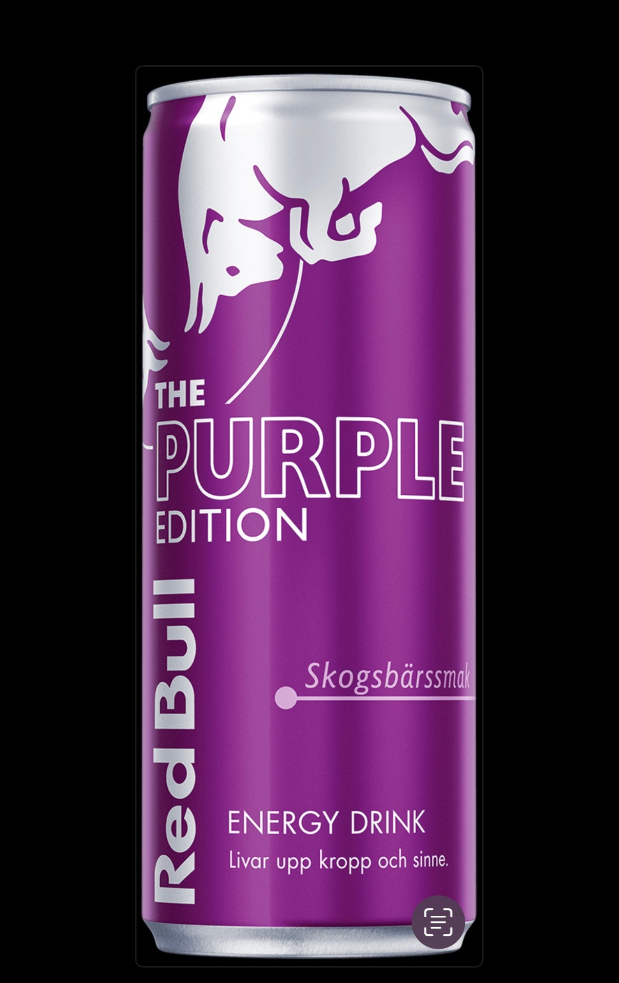 The Purple Edition Red Bull Skogsbärssmak Product of Sweden