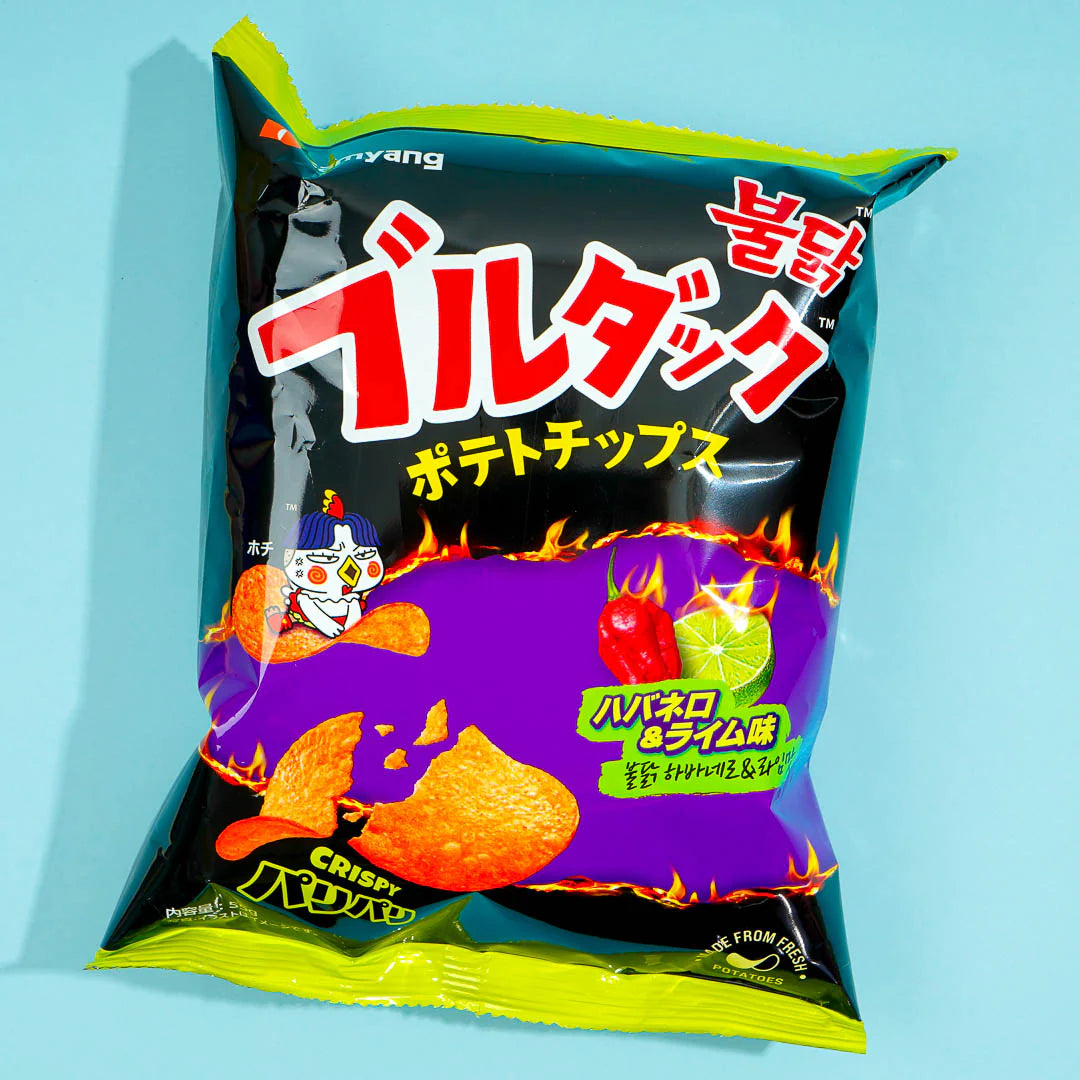 Samyang Buldak Potato Chips - Habanero & Lime