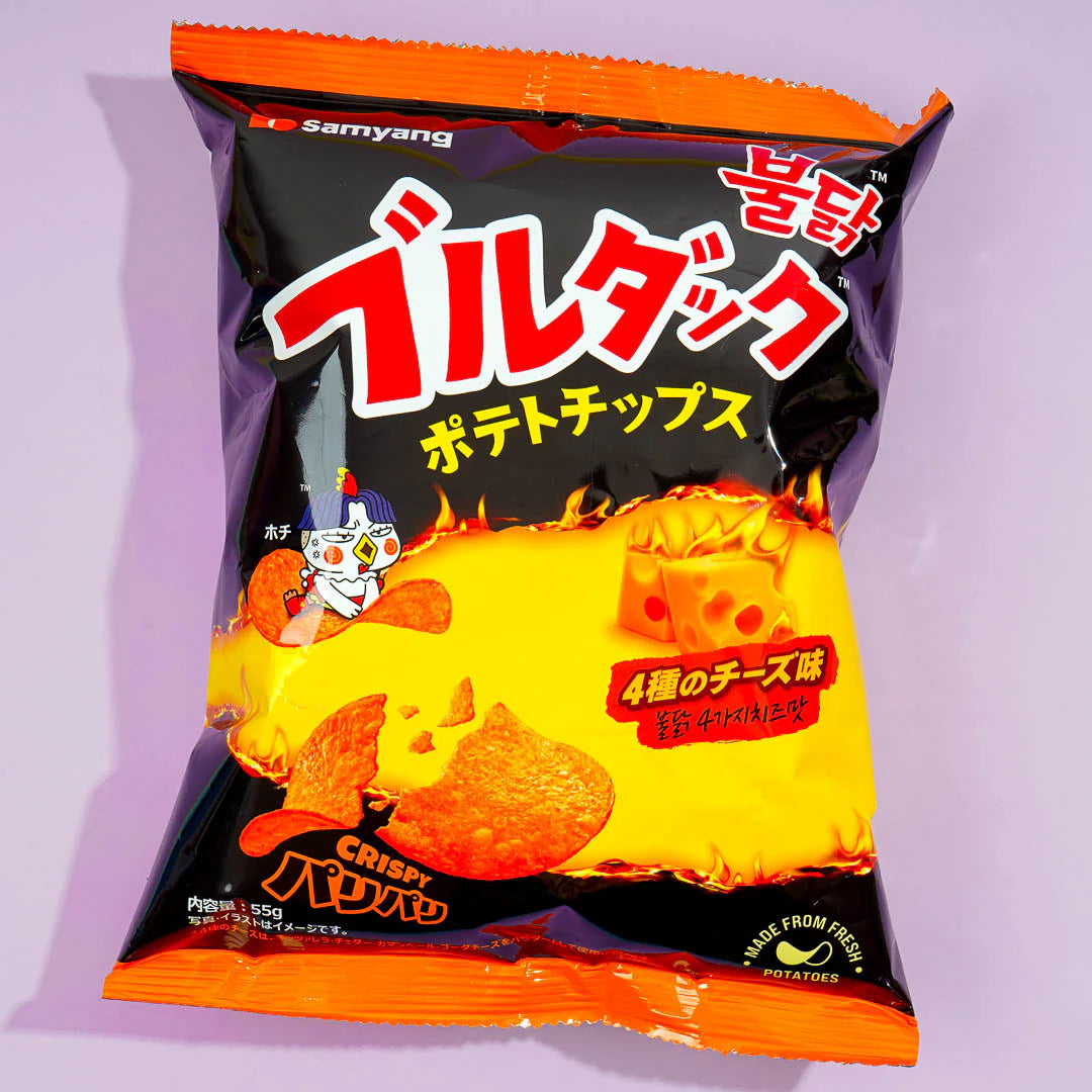 Samyang Buldak Potato Chips Cheese - South Korea