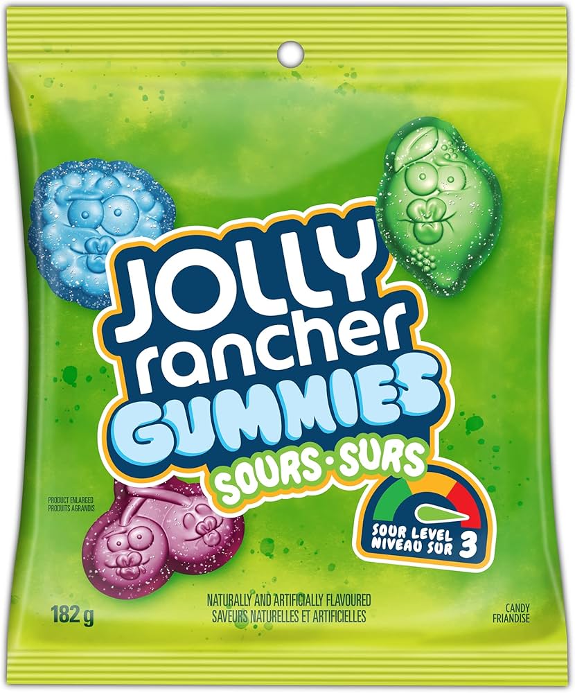 Jolly Rancher Gummies Sours, Original Flavors, Canada