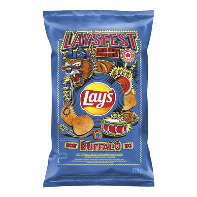 Lay's Rockin' Buffalo flavored potato chips - Canada