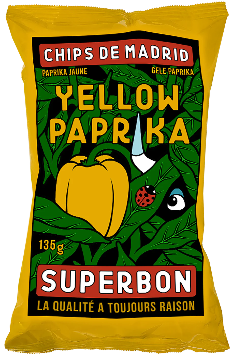Superbon Madrid Chips Yellow Paprika Flavor - Spain