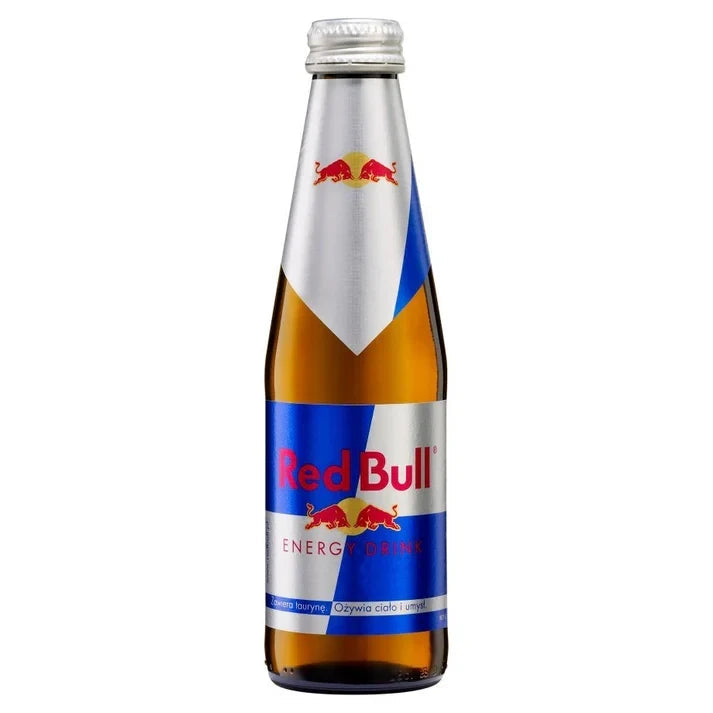 Red Bull Energy Drink Glass bottle 250 ml - Poland