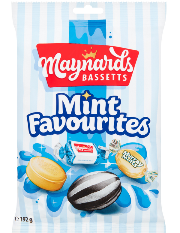 Maynards Bassetts Mint Favourites 192 g (Product of UK)