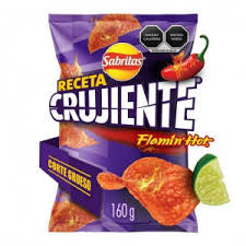 Sabritas Receta Crujiente Flamin' Hot potato chips