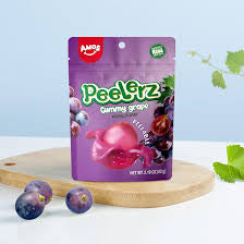 Amos Peelerz Grape Gummy Candy