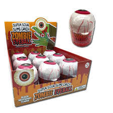 Zombie Eyeball Super Sour Slime Candy
