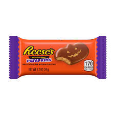 single-serving package of Reese's Peanut Butter Pumpkins