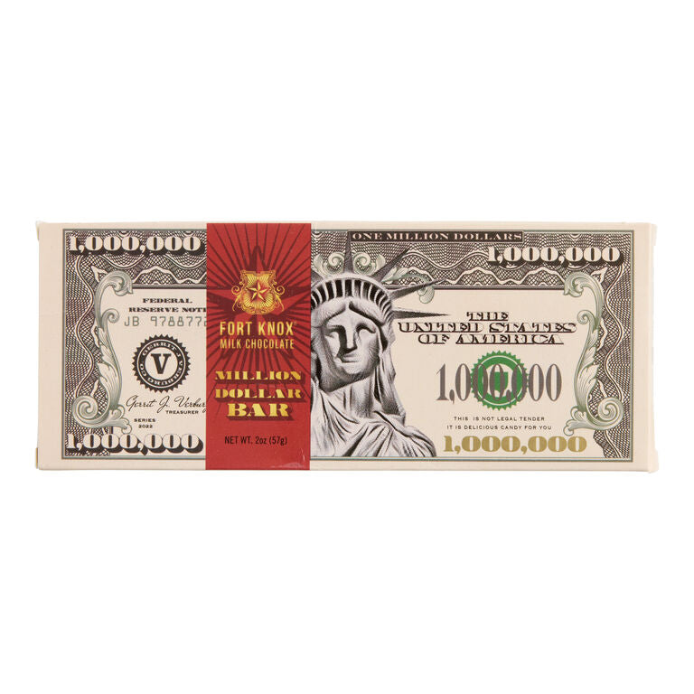 Fort Knox Million Dollar Milk Chocolate Bar