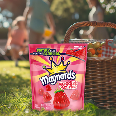 Swedish Berries Candy, Gummy Candy 154g