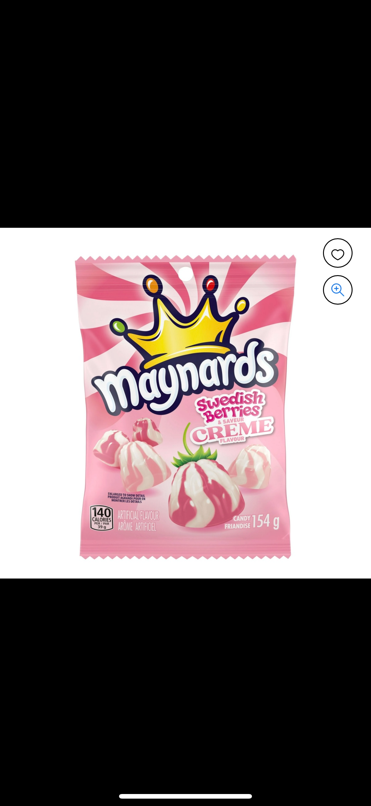 Maynards, Swedish Berries and Crème Candy, Gummy Candy, 154 g (Canada)