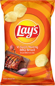 Lay's Wavy Potato Chips
Brazil BBQ Pork Rib 90g (Vietnam)