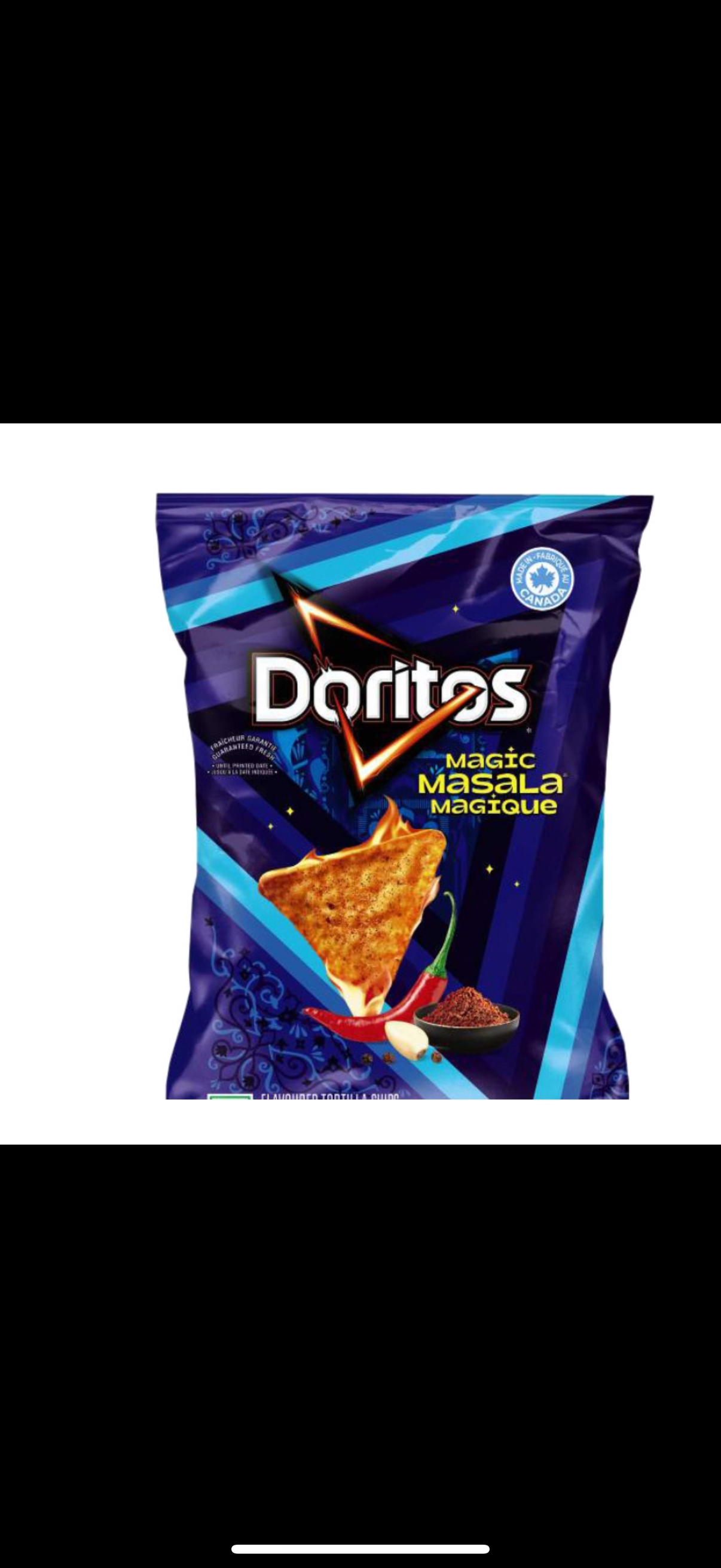 Doritos Magic Masala Flavoured Tortilla Chips - 65g (Canada)