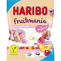 Haribo Fruitmania Yogurt - Fruit gum with fruit juice and skimmed milk (Germany)