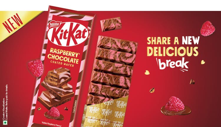NESTLÉ KITKAT Raspberry CHOCOLATE COATED WAFER