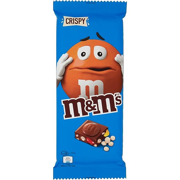 M&M'S Crispy Milk Chocolate Bar 150g - Austria