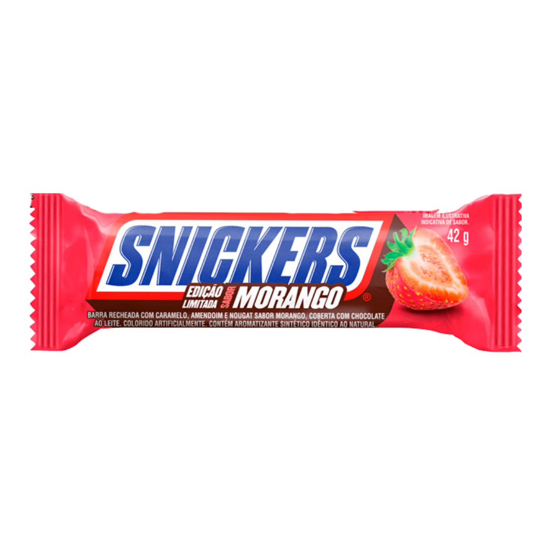 Snickers Morango (Strawberry) - Brazil