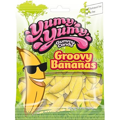 Groovy Bananas Yumy Gummy Candy 128g