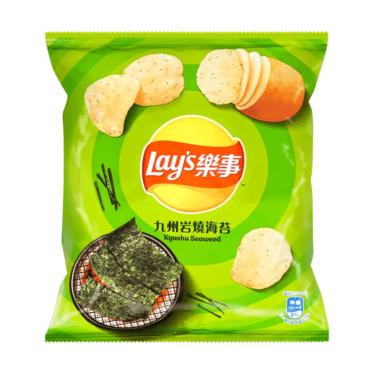 Lay's Kyushu Seaweed Crisps Potato Chip - China