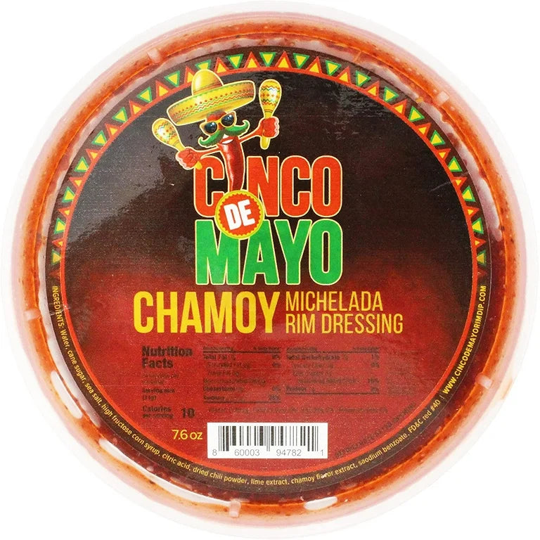 Cinco De Mayo Chamoy Rim Dressing Gummy Watermelon Rings - Mexico