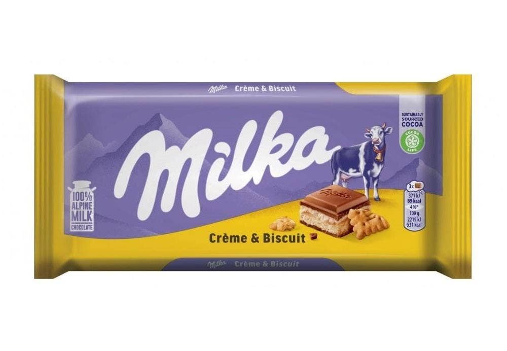 Milka Creme and Biscuit - Poland