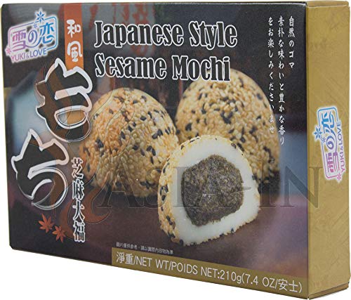 Yuki&Love Japanese Style Sesame Mochi - Taiwan
