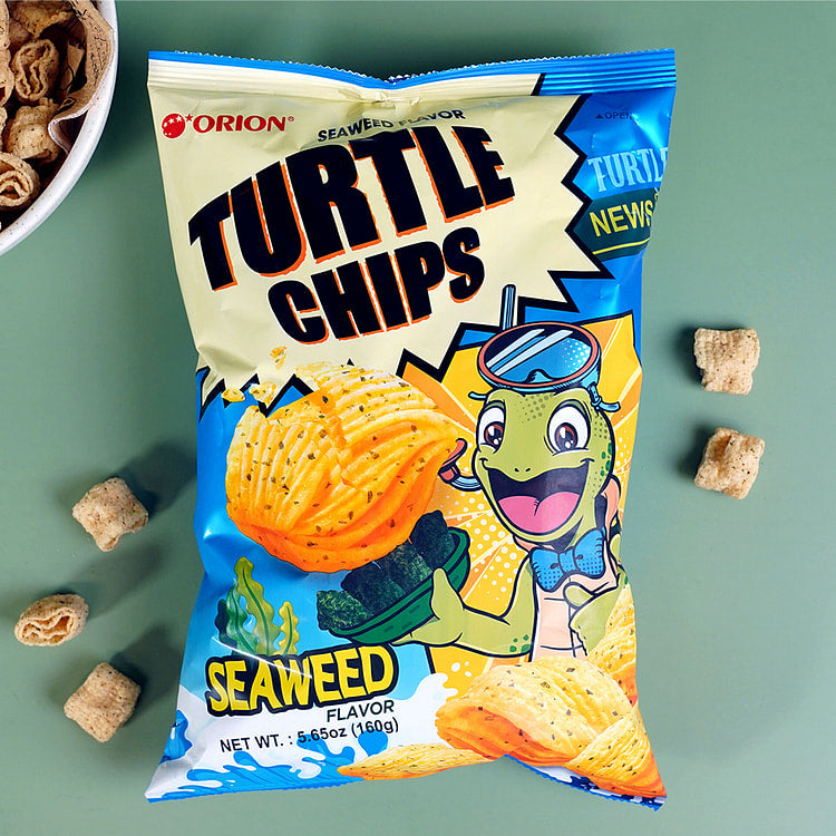 Turtle Chips Seaweed 180g - Korea