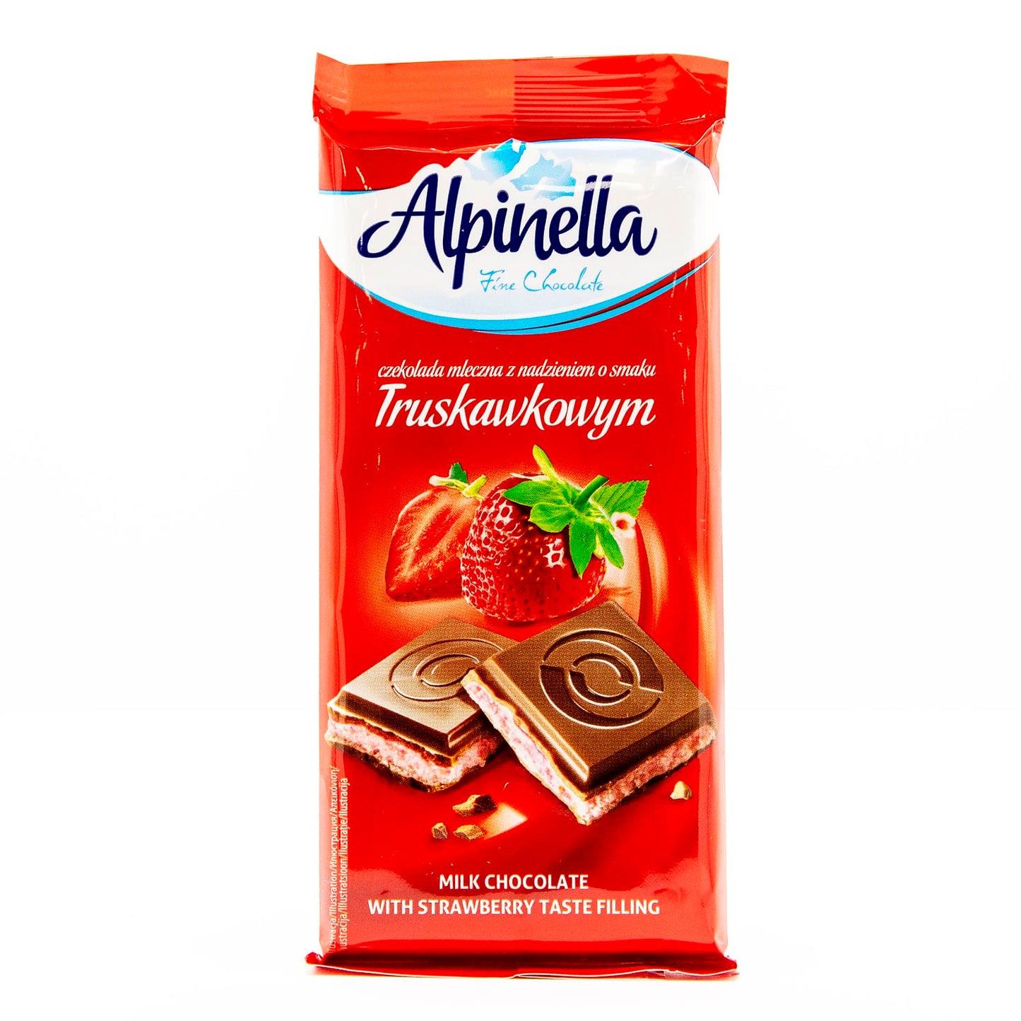 ALPINELLA MILK CHOCOLATE STRAWBERRY (Poland)