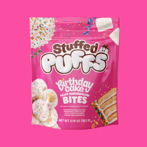 Stuffed Puffs Birthday Cake Bites, 2.79 oz