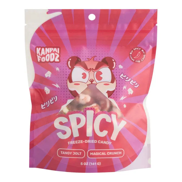 Kanpai Foodz Spicy Freeze-Dried Candy 5 Oz Pouch