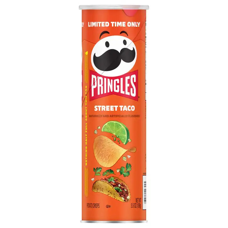 Pringles Potato Crisps, Street Taco, 5.5 Oz