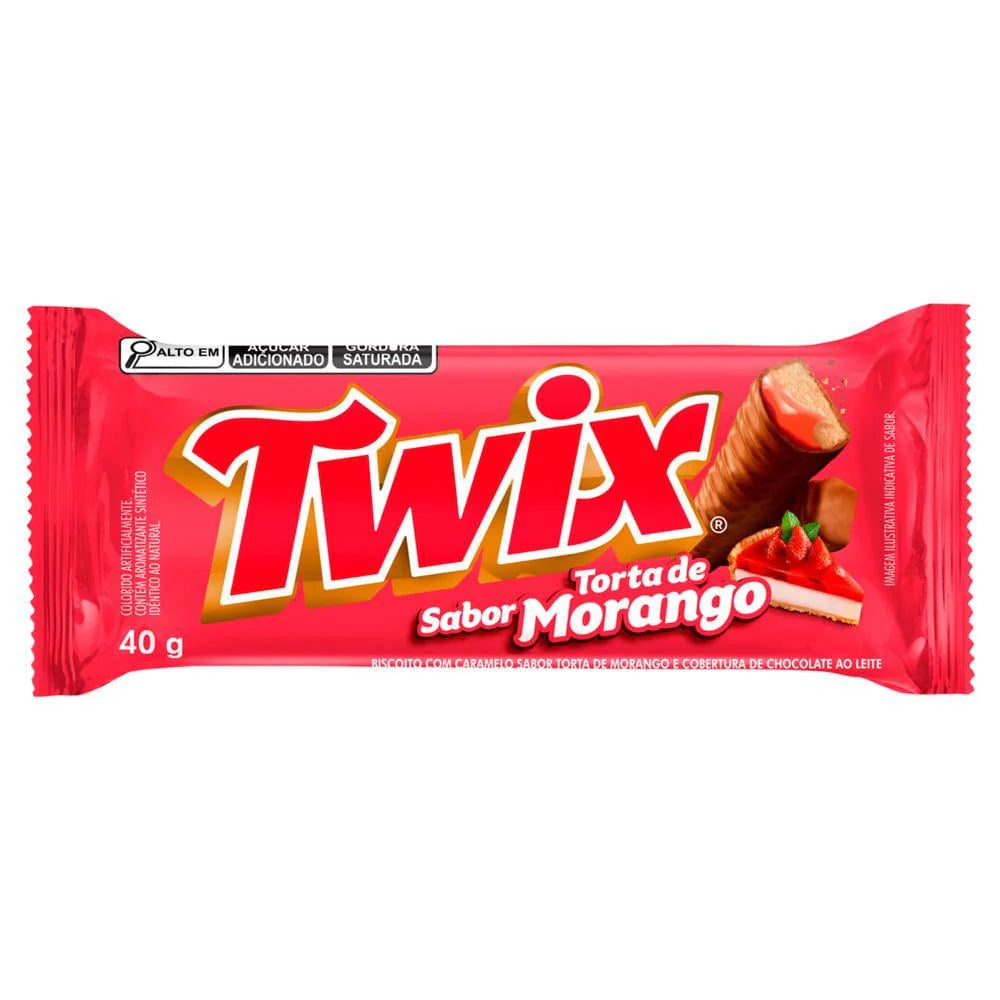 Twix Torta de Morango (Strawberry Pie) -Brazil