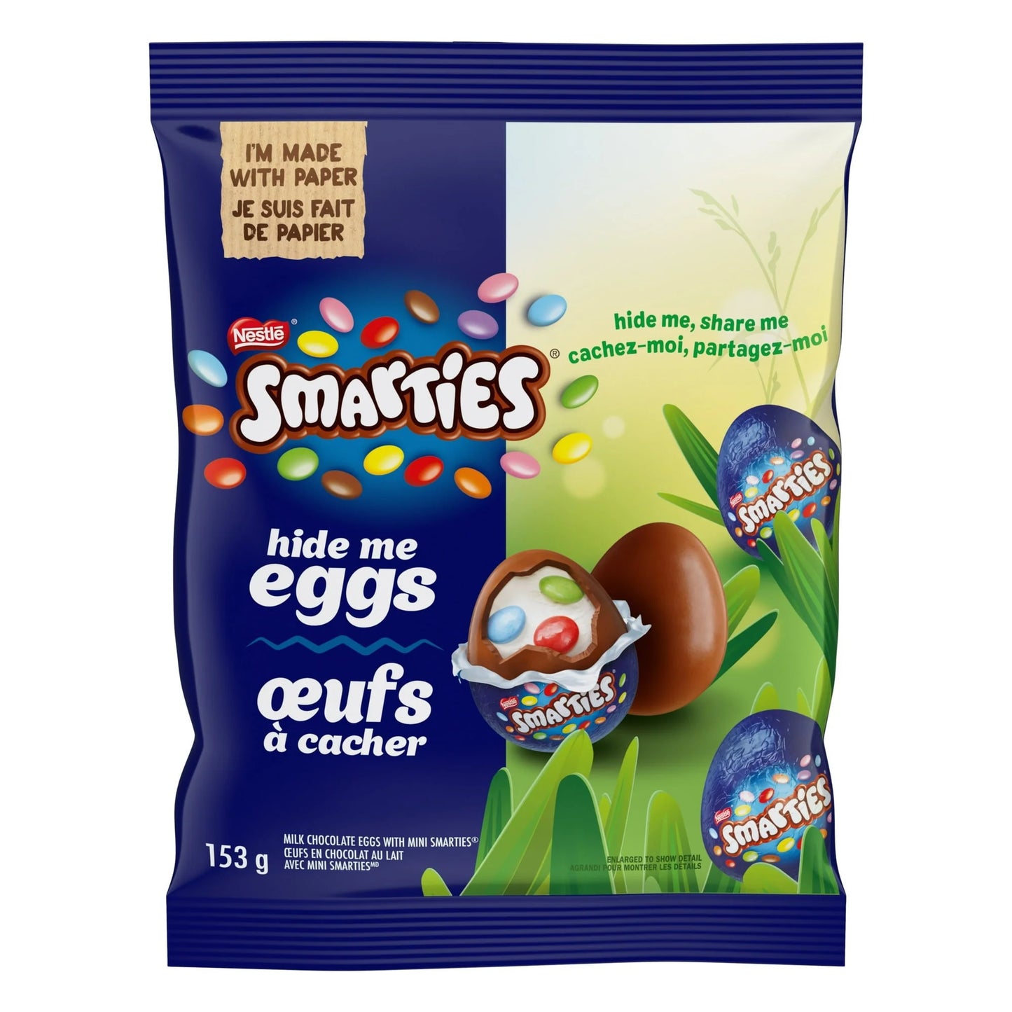 Nestle Smarties Hide Me Eggs 153g-canda