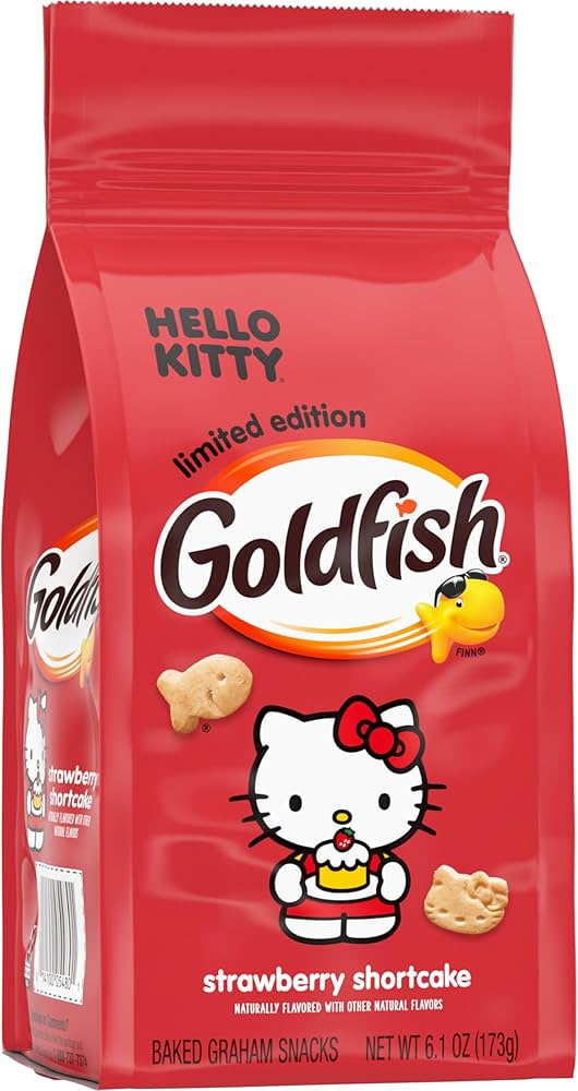 Goldfish Hello Kitty Strawberry Shortcake Grahams