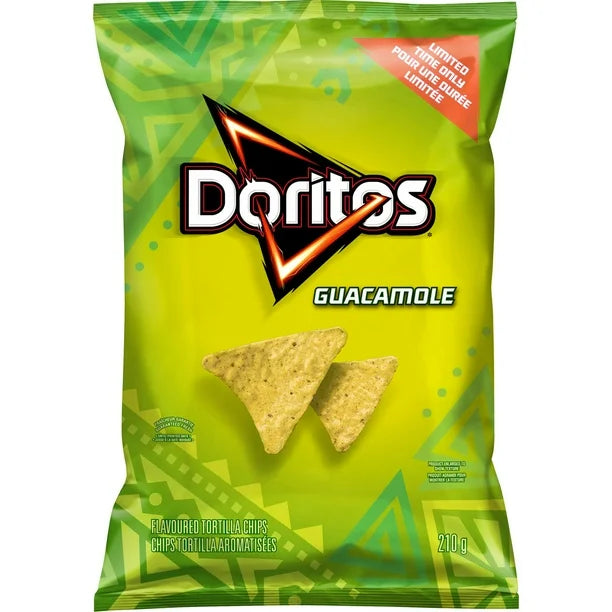 Doritos Guacamole Flavored Tortilla Chips - Canada