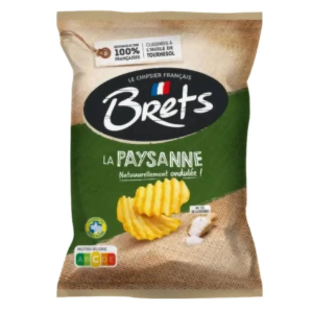 Brets Chips La Paysanne Guérande Salt Flavour 125g-France