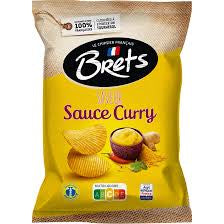 Brets Chips Sauce Curry 125g-France