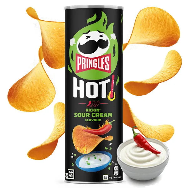 Pringles Hot Kickin’ Sour Cream Flavour