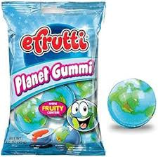 Trolli Planet Gummi Soft Fruit Gums with Liquid